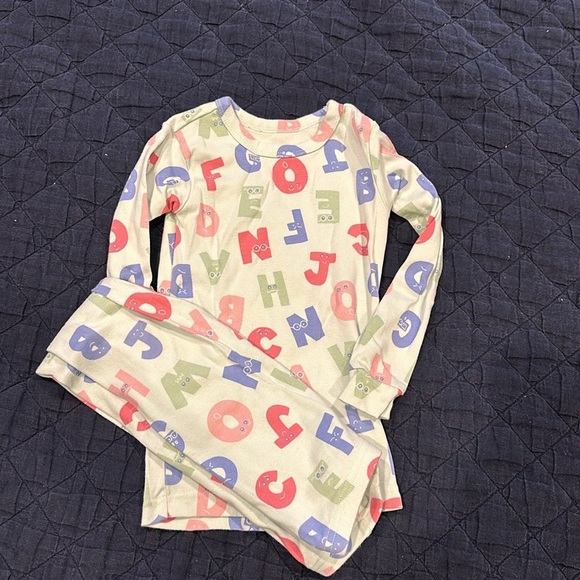 GAP Other - Baby Gap size 6 alphabet pajamas mint green